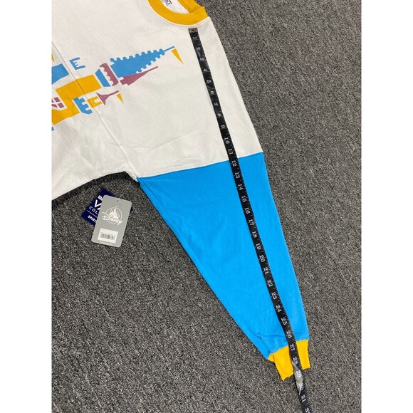 Spirit Jersey Disney World Castle Small Blue Yellow Adult Mens Womens Small - Picture 7 of 16